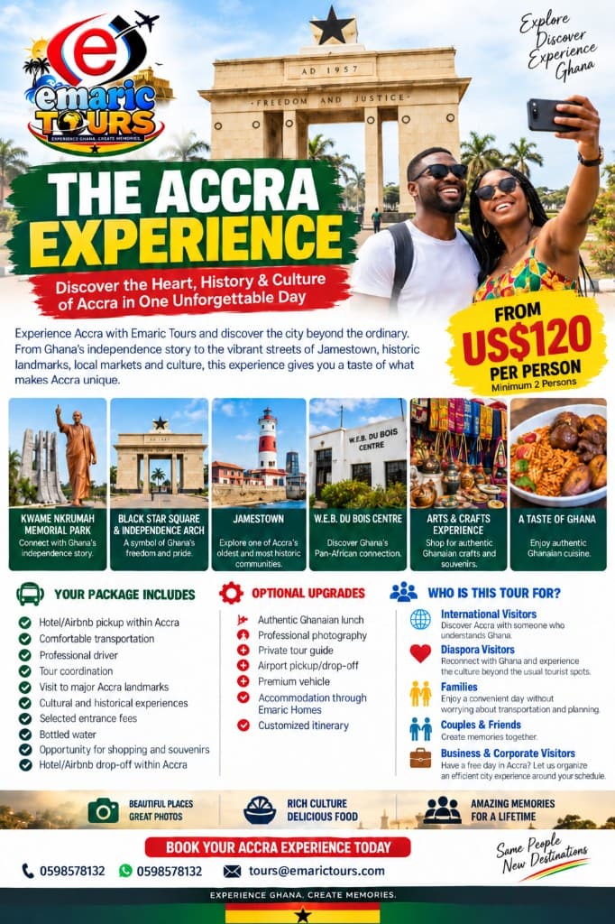 The Accra Experience promotional flyer